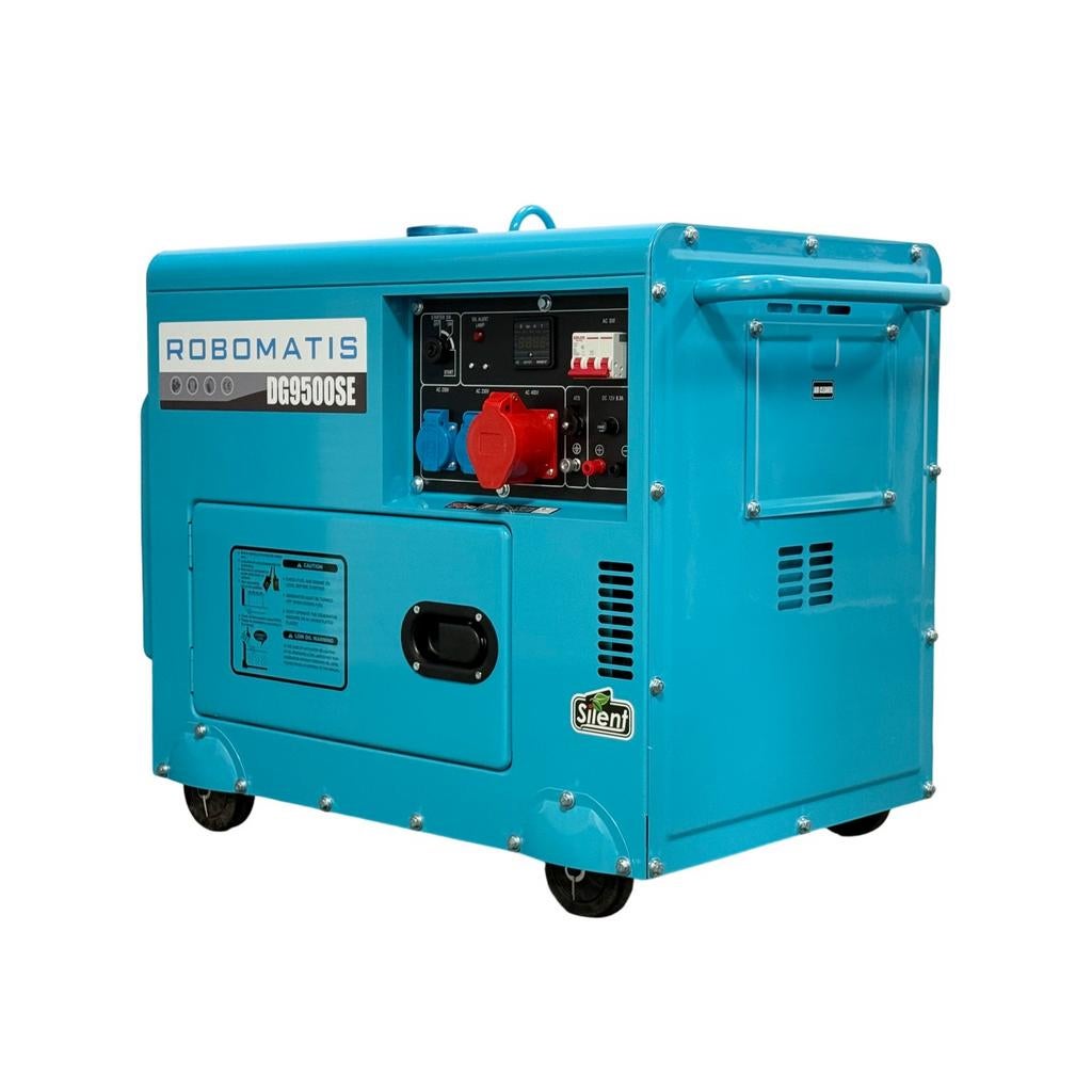 Aggregaat/generator Diesel 7000w nieuw 24mnd Garantie, Dieselolie, Geluidgedempt, Nieuw, Ophalen of Verzenden