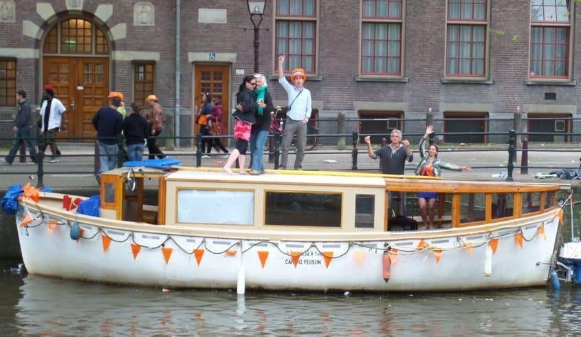 Zeldzame Harding sloep - camper-boot met ligplek Amsterdam, Watersport en Boten, 10 tot 30 pk, Gebruikt, 6 meter of meer, Diesel