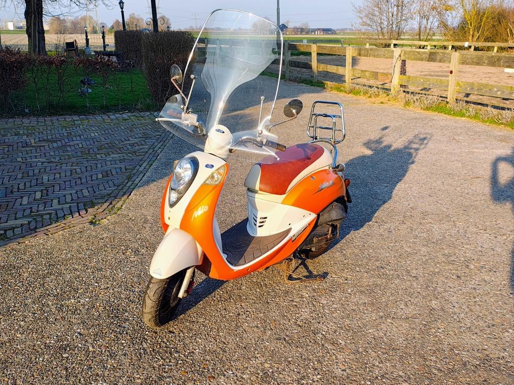 Sym Mio in Nette staat, Ophalen, Gebruikt, Benzine