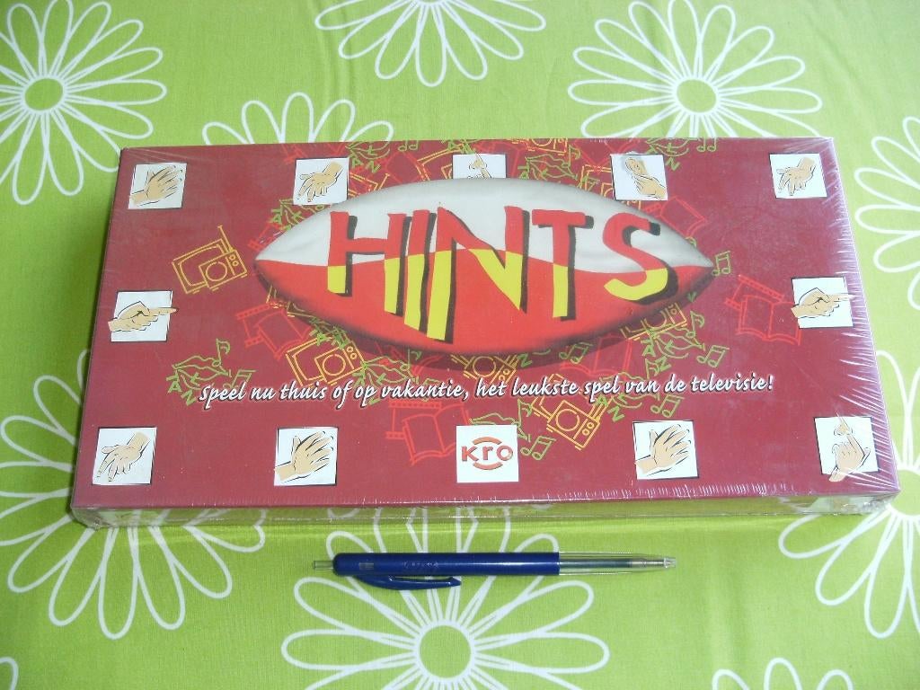 Nieuw in seal: Hints - speel nu thuis of op vakantie!, Vijf spelers of meer, Ophalen of Verzenden, Zo goed als nieuw