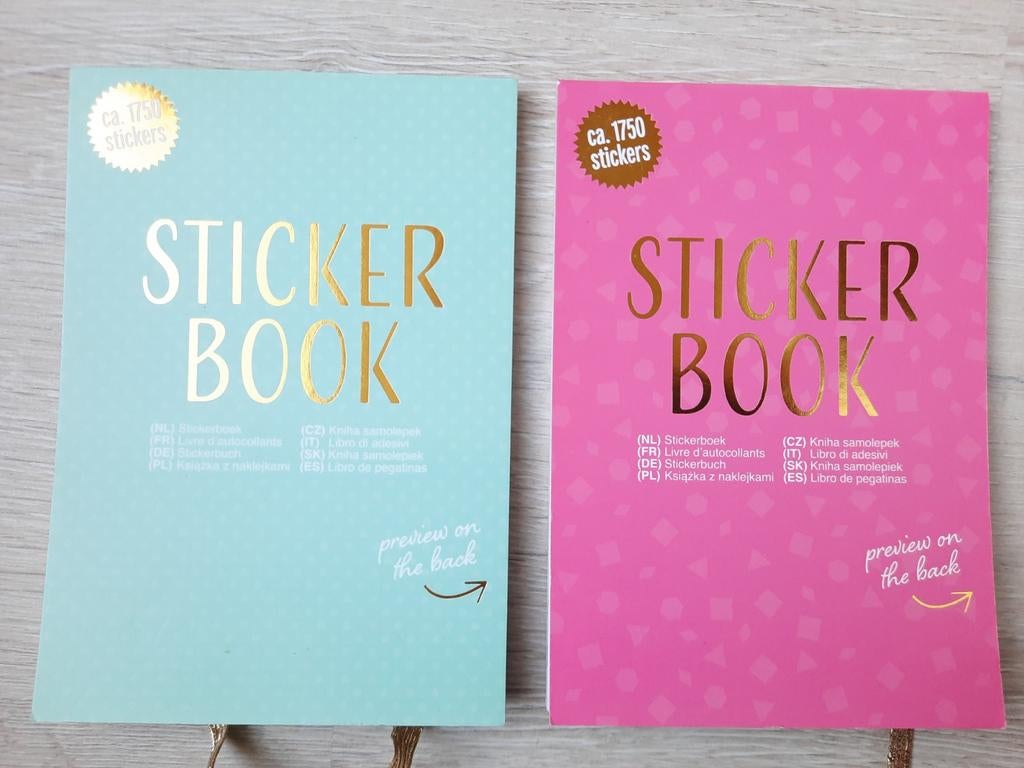 Stickerboeken A6 voor planner/bullet journal, Ophalen of Verzenden, Gebruikt, Meerdere stickers