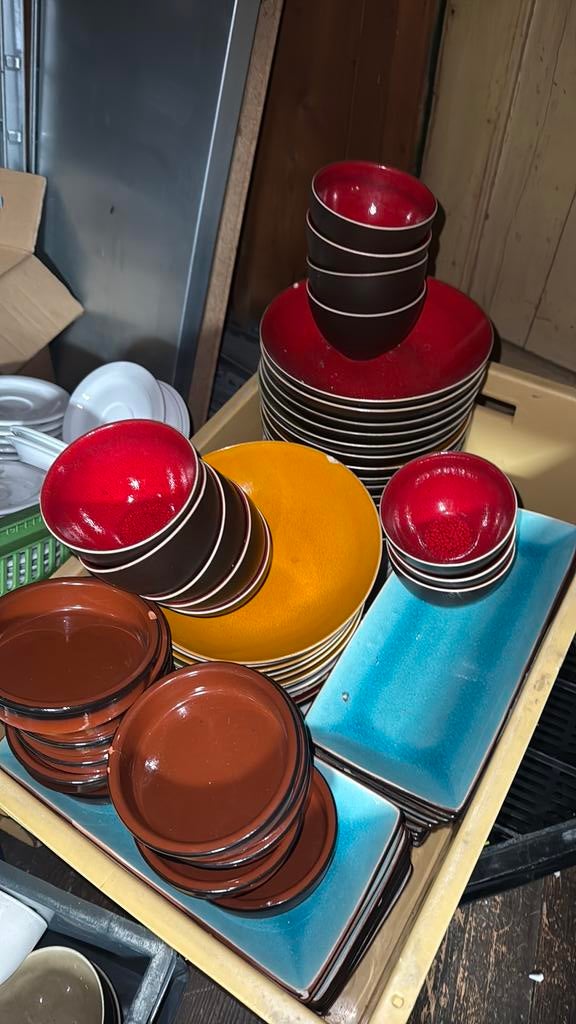 Partij Horeca servies tapas / hapjes, Huis en Inrichting, Keuken | Servies, Gebruikt, Bord(en), Overige stijlen, Porselein, Ophalen