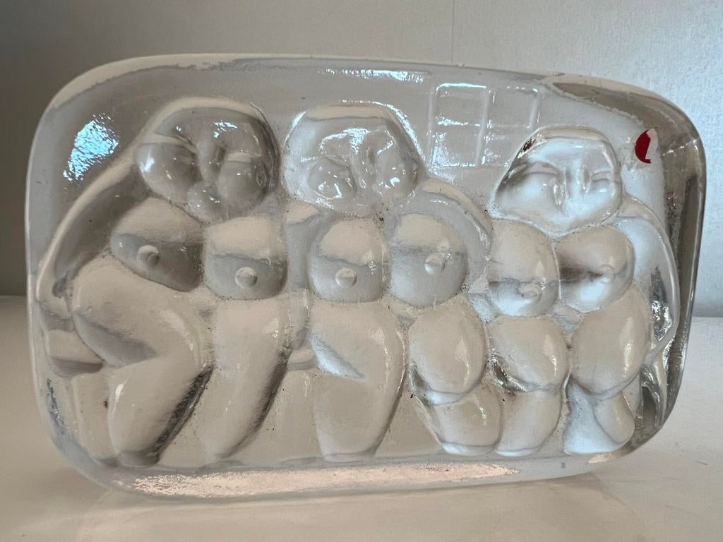 Vintage Iittala Paperweight Dames in ‘Sauna’ Jorma Vennola, Ophalen of Verzenden