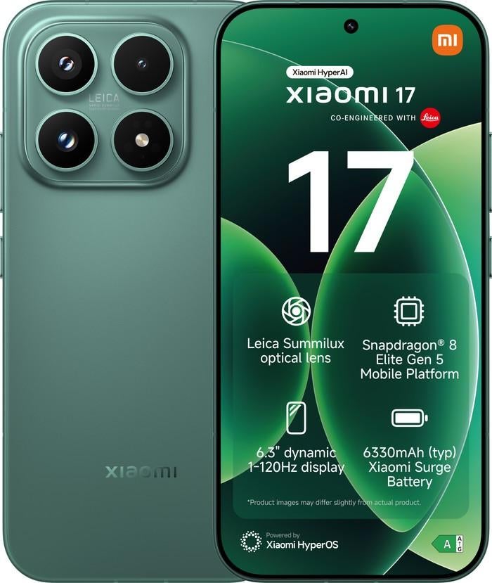 Xiaomi 17. Green. 256GB. EU versie met volle garantie, Telecommunicatie, Mobiele telefoons | Apple iPhone, Ophalen of Verzenden