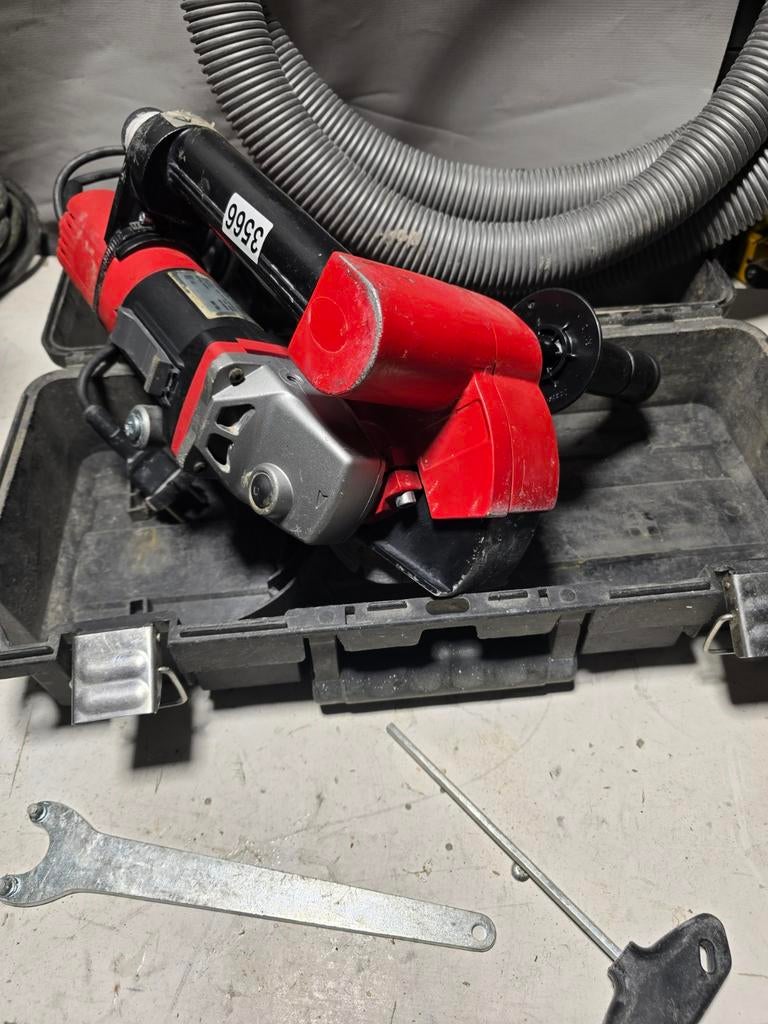 Hitachi bouwstofzuiger +interdynamics muurfrees sleuvenfrees, Verzenden, N.v.t, N.v.t, N.v.t