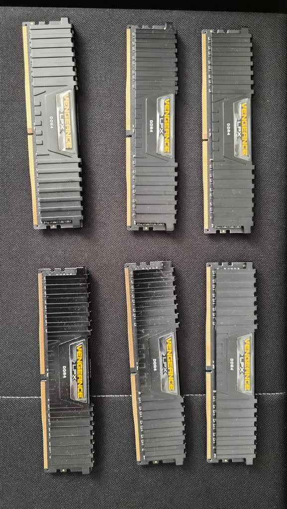 Corsair Vengeance LPX DDR4 48GB (6x8GB) 3000MHz RAM, DDR4, Ophalen of Verzenden, Zo goed als nieuw, Desktop