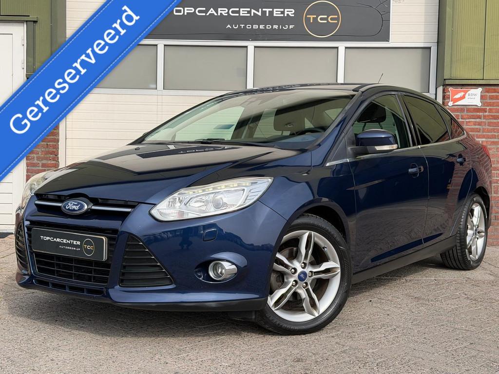 Ford Focus 1.6 TI-VCT Titanium/TREKH/NAVI/CAMERA/APK/NAP, 125 pk, Gebruikt, 4 cilinders, Blauw