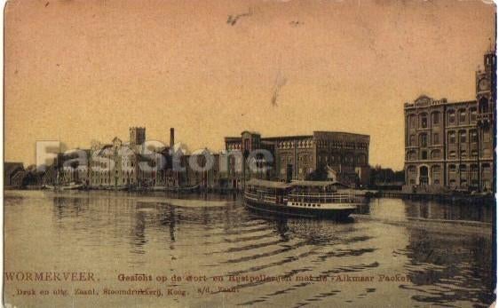 Wormerveer, Ophalen of Verzenden, Voor 1920, Gelopen, Noord-Holland