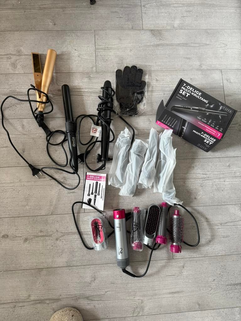 Stijltangen krultangen fohn wave, Ophalen of Verzenden, Zo goed als nieuw, Föhn of Haardroger