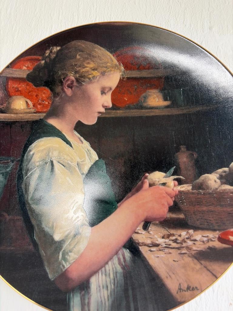 Albert Anker porseleinen wandborden 1990 – Langenthal Suisse, Ophalen, Zo goed als nieuw