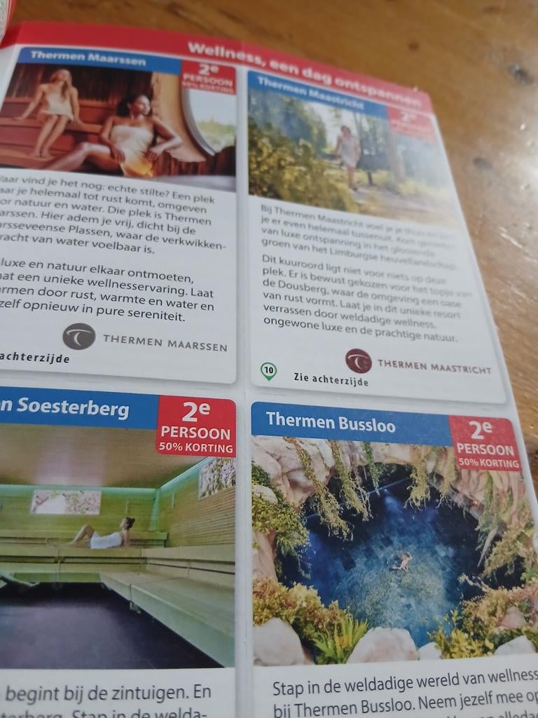 Korting op welnes, Twee personen, Kortingsbon, Spa of Sauna