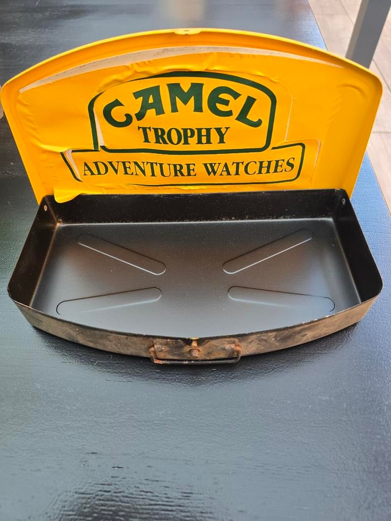 Vintage Camel Trophy Adventure Watches Display, Verzamelen, Ophalen of Verzenden, Gebruikt, Reclamebord