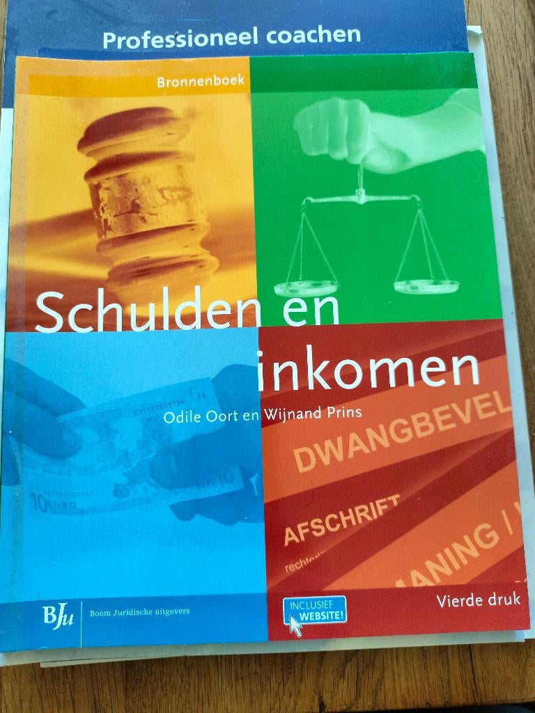 Boek Schulden en Inkomen, Diverse auteurs, Zo goed als nieuw, Beta, HBO