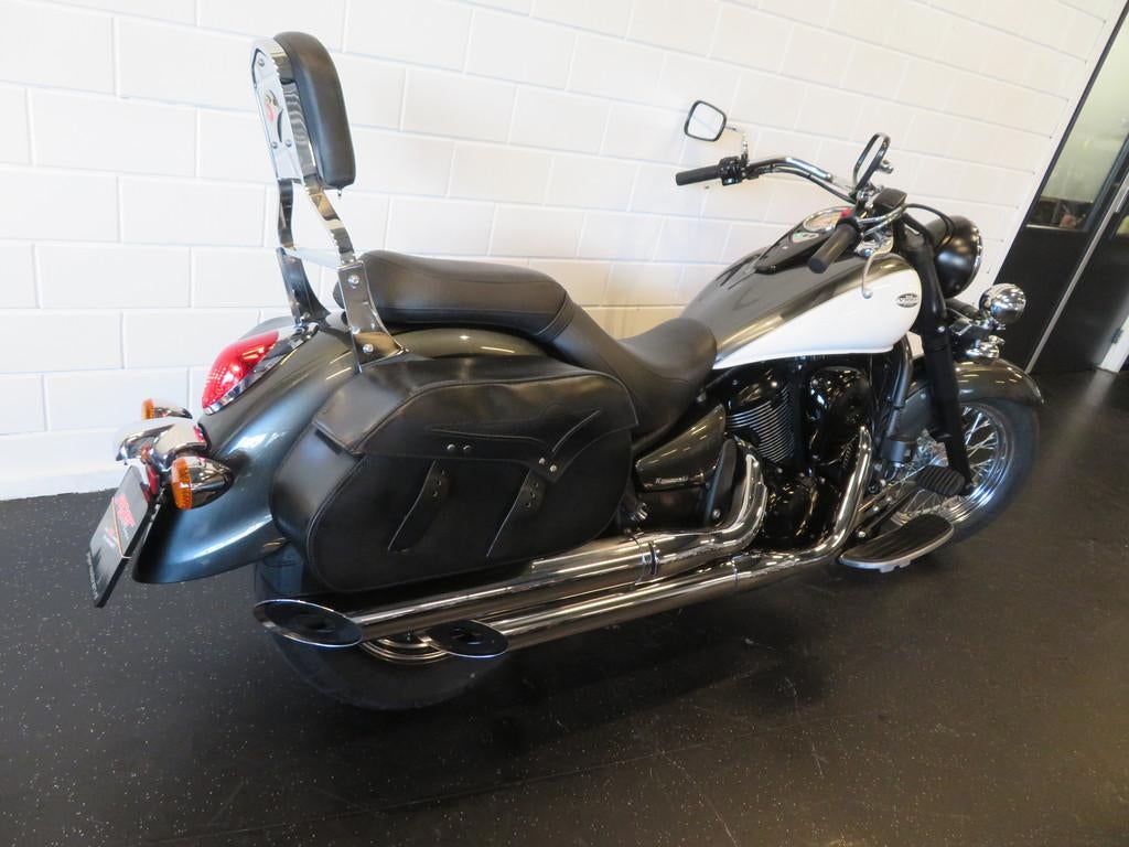 Kawasaki VN 900 CLASSIC ZEER FRAAI! TASSEN (bj 2013), Motoren, Motoren | Kawasaki, Bedrijf, Chopper