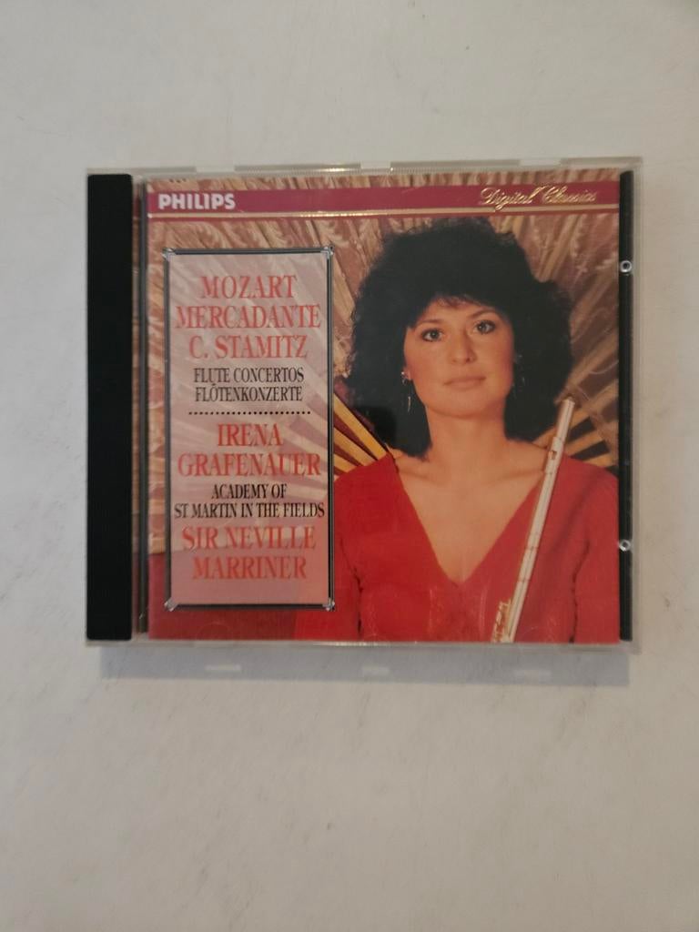 Irena Grafenauer - Mozart/Mercadante/Stamitz (Philips Digita, Ophalen of Verzenden, Classicisme, Zo goed als nieuw, Orkest of Ballet