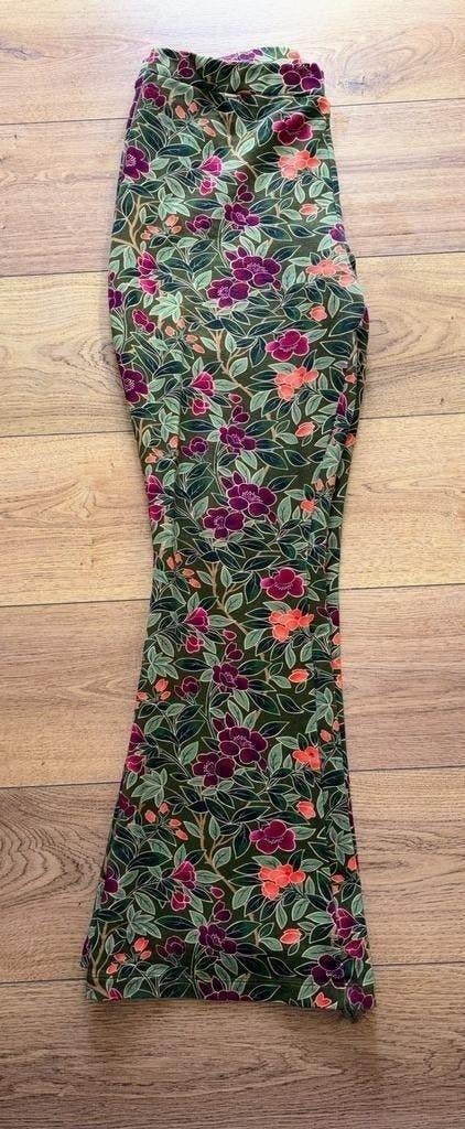 King Louie Flared Pants Bellevue XL, Ophalen of Verzenden, Maat 42/44 (L), Groen, Lang