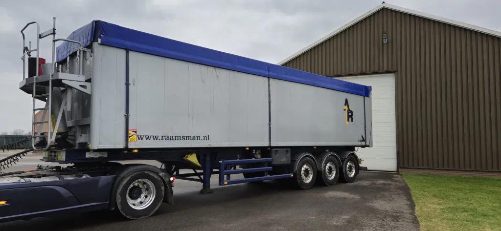 Stas Volumekipper 60 M3 Vol aluminium met slijtplaat, Overige brandstoffen, Origineel Nederlands, Bedrijf, Zilver of Grijs