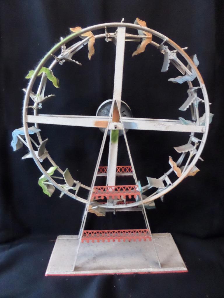 antiek blikken reuzenrad, Antiek en Kunst, Antiek | Speelgoed, Ophalen of Verzenden