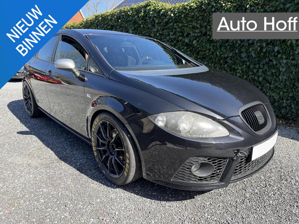 SEAT Leon 2.0 TFSI FR | Raceauto / Trackday | FIA Rolkooi |, Stof, Gebruikt, Zwart, Zwart