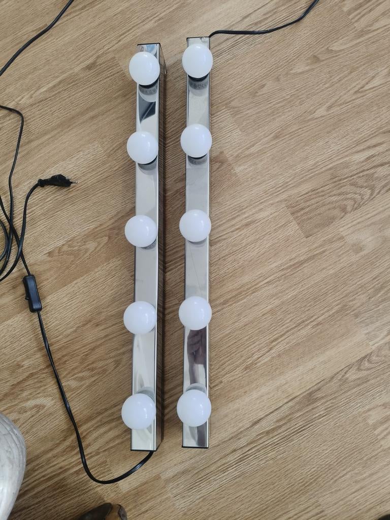 Twee Ikea lampen voor make-up tafel, Ophalen of Verzenden