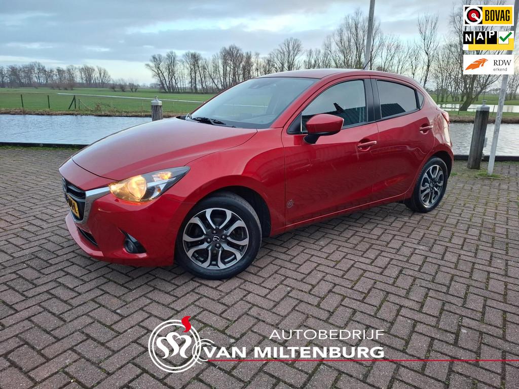 Mazda 2 1.5 Skyactiv-G GT-M Line Clima Cruise Stoelverw, Tre, Voorwielaandrijving, Stof, Gebruikt, 4 cilinders