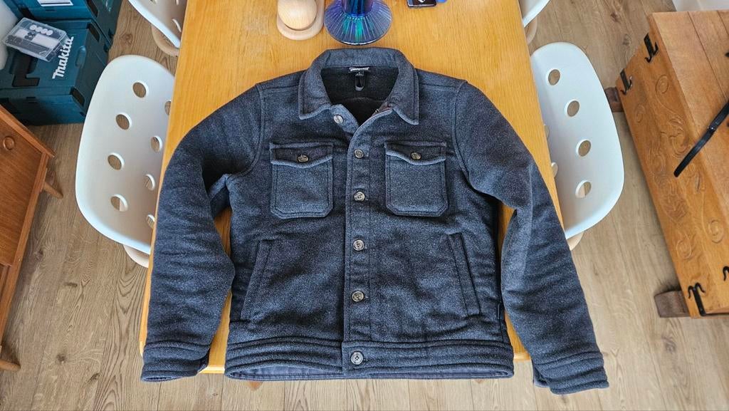 Patagonia Melton Wol Trucker Jas, Ophalen of Verzenden, Zo goed als nieuw, Patagonia, Grijs