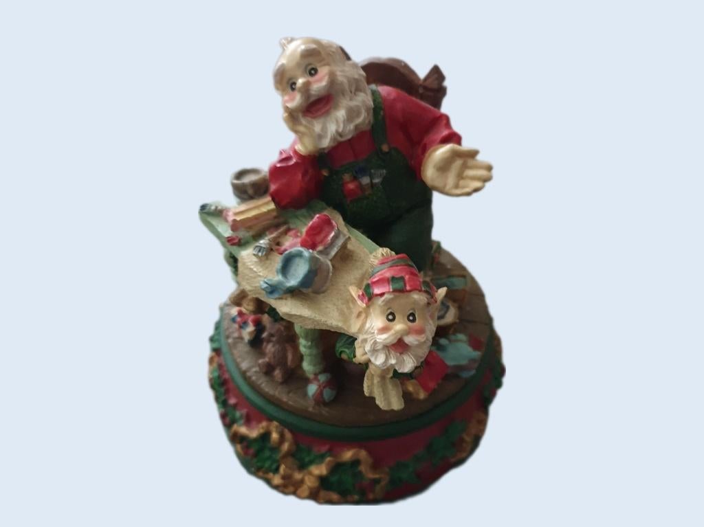 Kerst kerstman met muziek ~ HH9905, Diversen, Kerst, Ophalen of Verzenden, Gebruikt