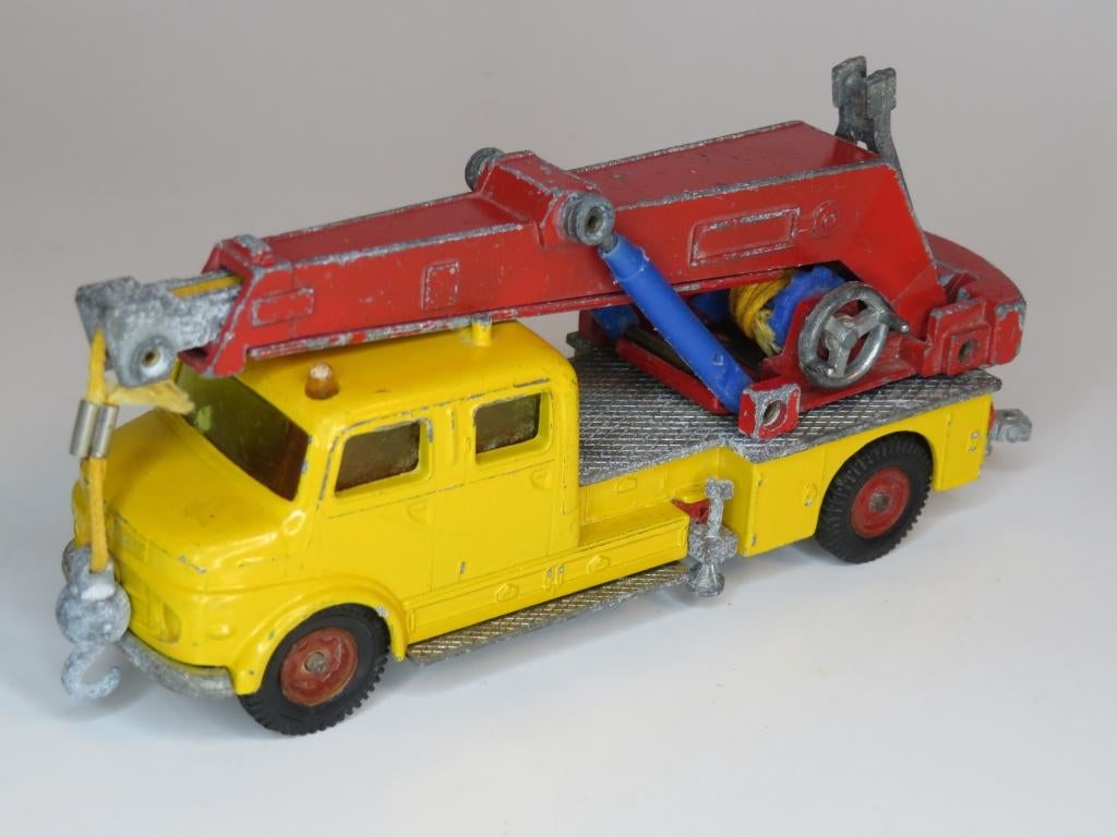 Siku Mercedes Benz kraanwagen, Ophalen of Verzenden, Gebruikt, Bus of Vrachtwagen, SIKU