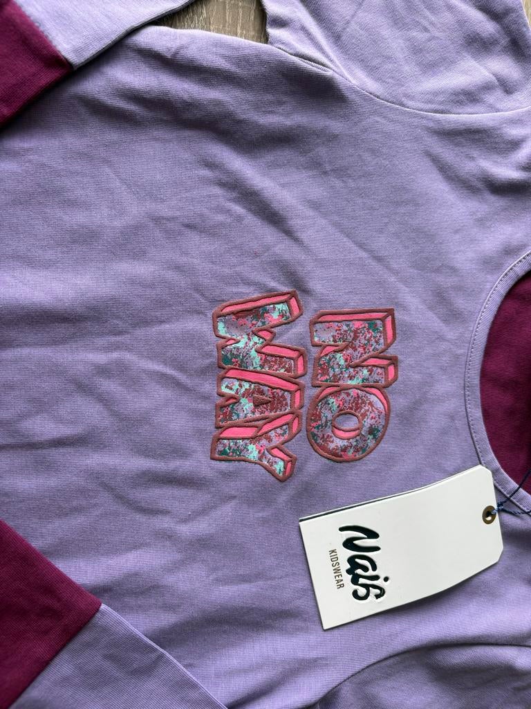 Nais shirt lange mouwen paars, Ophalen of Verzenden, Nieuw, Meisje