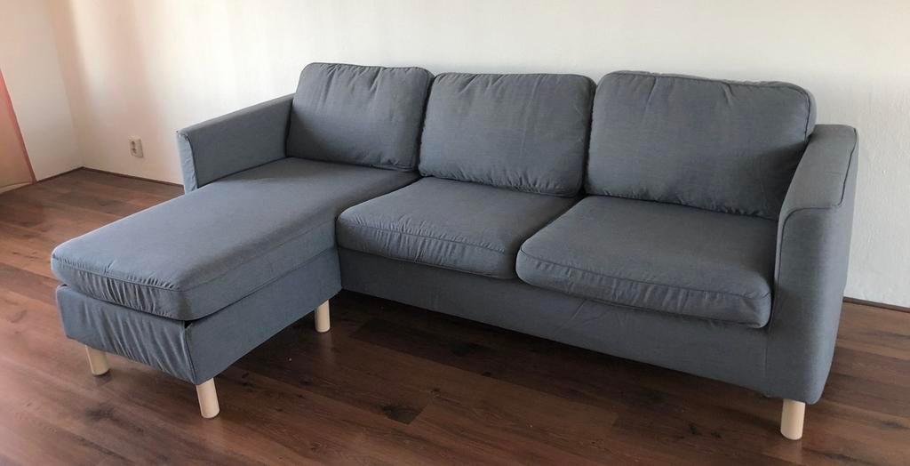 IKEA Pärup 2-zitsbank met chaise longue, Ophalen of Verzenden, Zo goed als nieuw