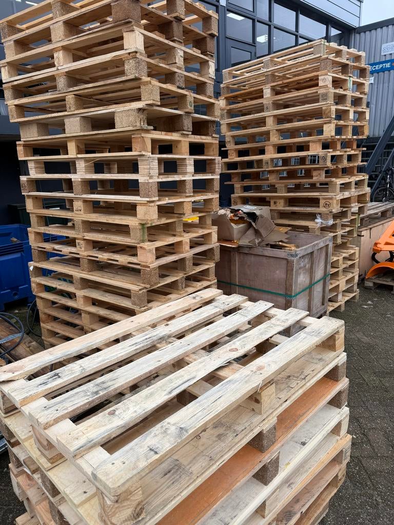 Pallets te koop, Doe-het-zelf en Verbouw, Hout en Planken, Ophalen