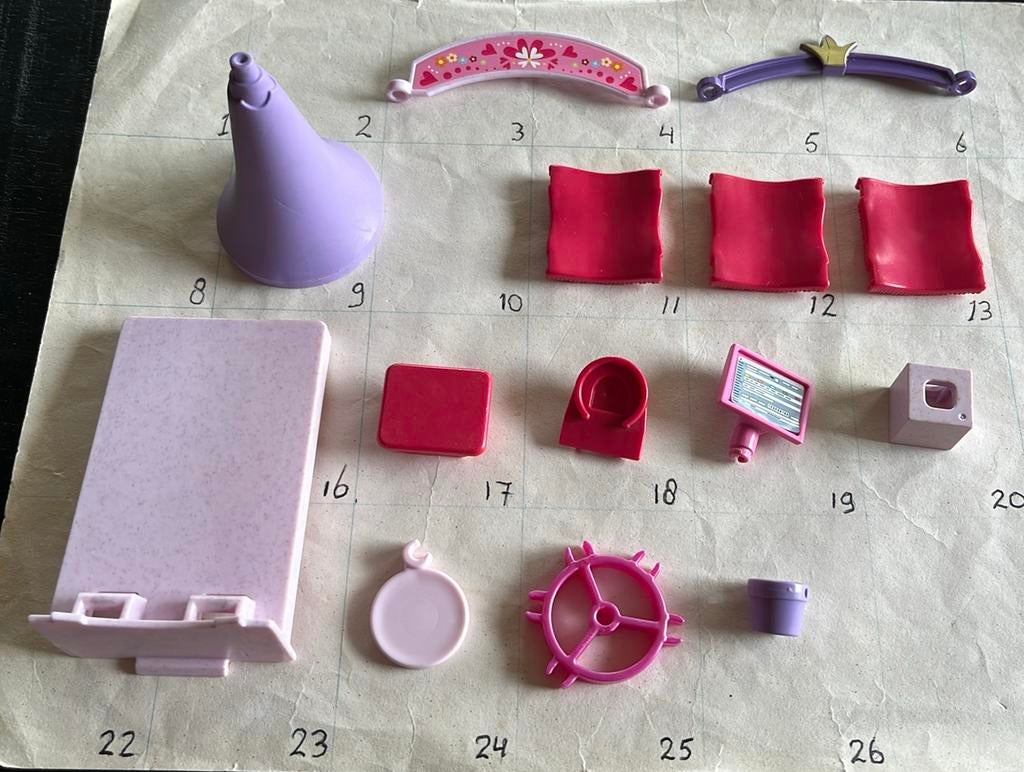 Losse onderdelen roze paars bed zitting computer rondje, Ophalen of Verzenden, Zo goed als nieuw