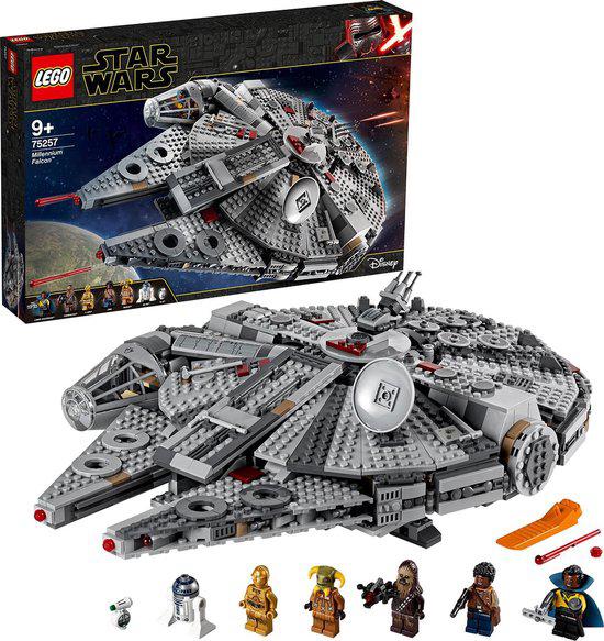 Lego 75257 Millenium Falcon (NIEUW) in gesealde doos, Star Wars, Lego, Nieuw, Ophalen of Verzenden