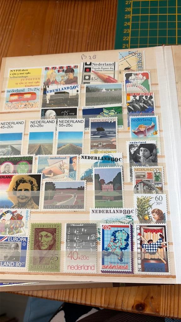 Nederlandse ongestempelde postzegels guldenwaarde B28, Verzenden