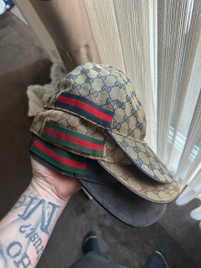 Orginele Gucci petten gebruikt, Ophalen of Verzenden, Pet, Zo goed als nieuw, 58 of 59 cm (L, 7¼ of ⅜ inch)