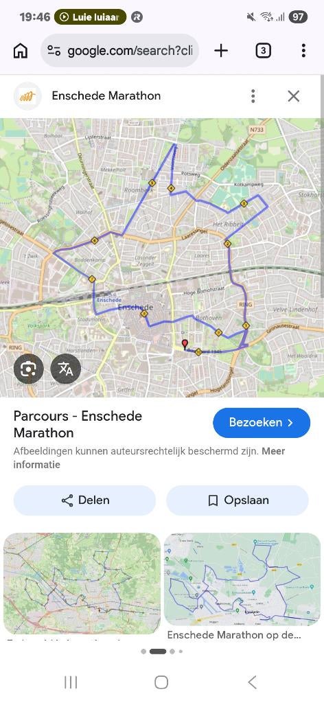 Startbewijs marathon Enschede, Tickets en Kaartjes, Evenementen en Festivals, Eén persoon