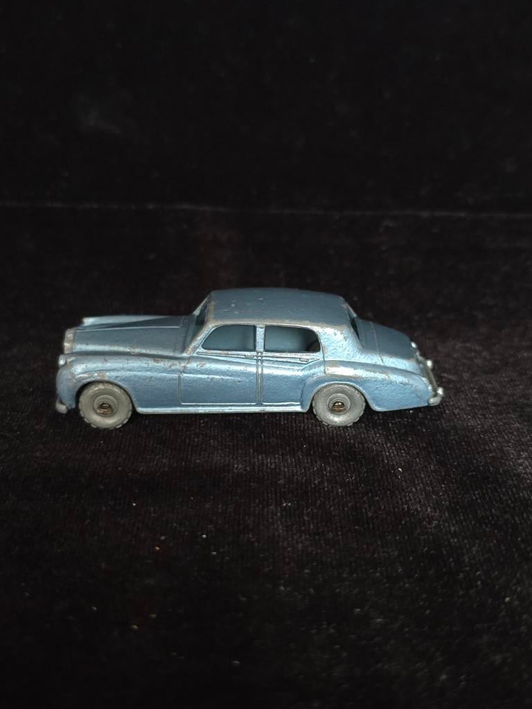 Lesney Matchbox nr 44a Rolls-Royce Silver Cloud  metalic Blu, Ophalen of Verzenden, Gebruikt, Auto