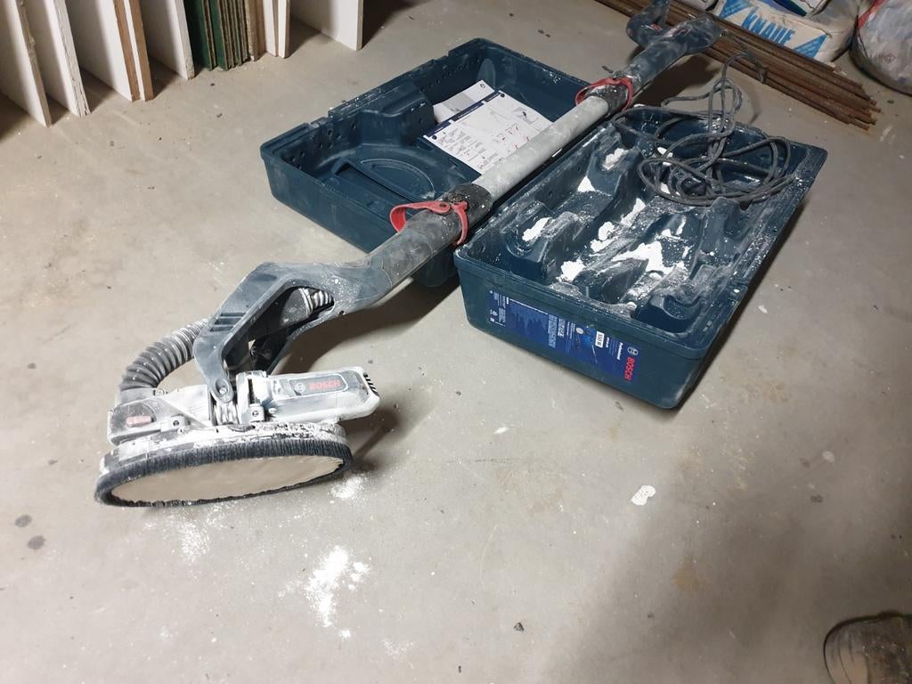 TE HUUR schuurmachine, muur/ plafond. Langnek., Doe-het-zelf en Verbouw, Gereedschapskisten, Ophalen