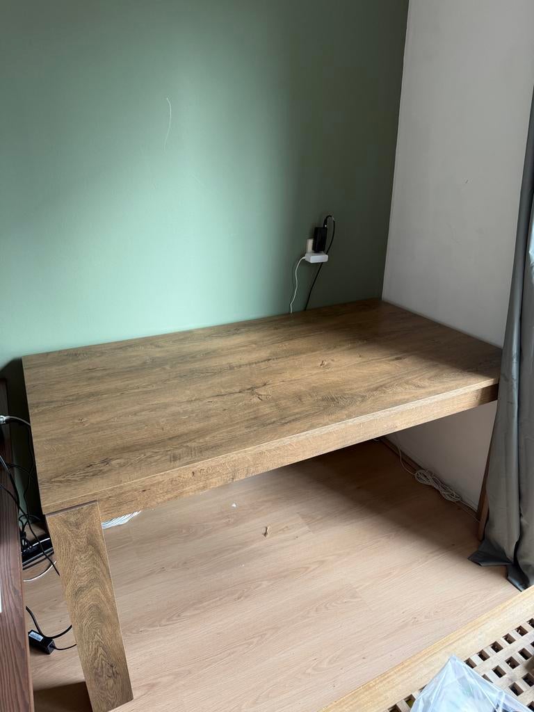 Eettafel Jysk Vedde 160 x 90 cm, Ophalen, 50 tot 100 cm, Zo goed als nieuw, 150 tot 200 cm