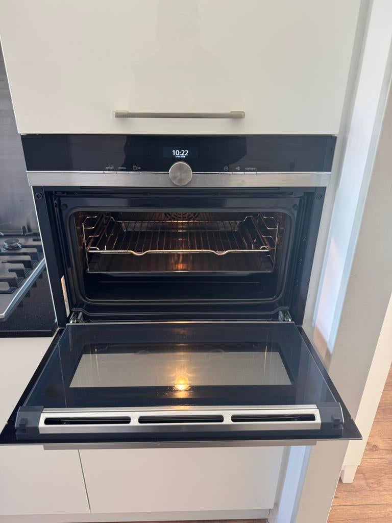 Witte keuken, zwart aanrechtblad, Ophalen of Verzenden, Zo goed als nieuw, 45 tot 60 cm