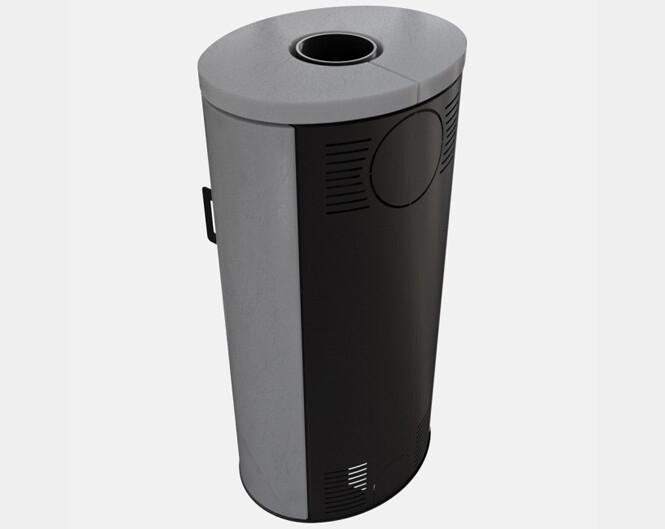 Stalen houtkachel Kratki Koza AB Beton (8KW), Huis en Inrichting, Kachels, Niet ingevuld, Niet ingevuld, Ophalen of Verzenden