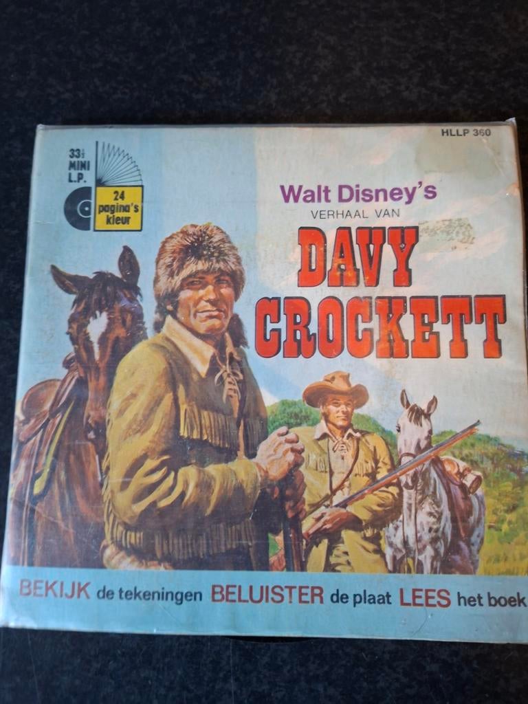 Walt Disney's Verhaal van Davy Crockett - Mini LP, Verzamelen, Disney, Ophalen of Verzenden