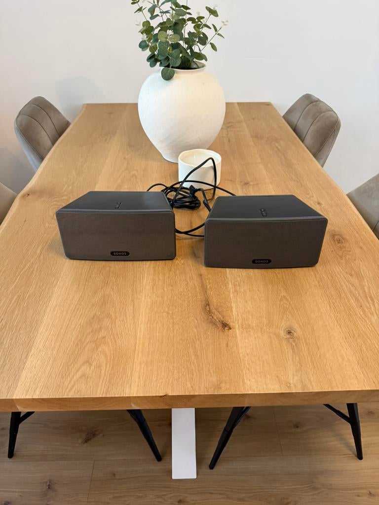 2x Sonos Play 3, Audio, Tv en Foto, Ophalen, Zo goed als nieuw, Sonos, 120 watt of meer