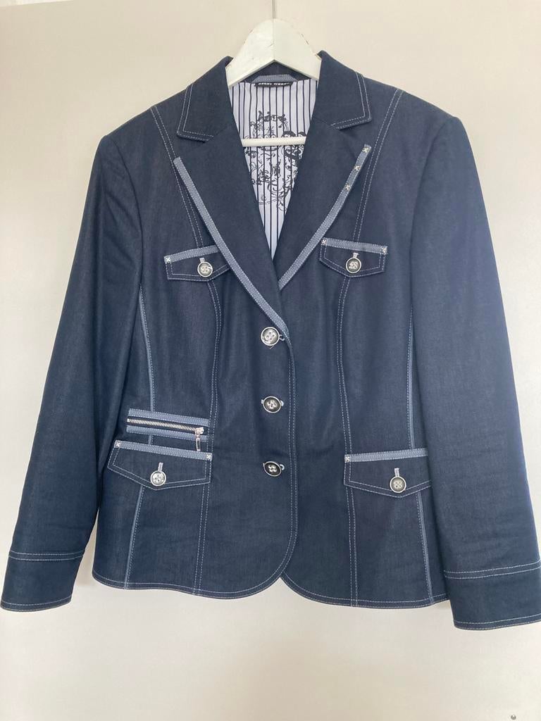 Blazer- jasje van Gerry Weber, maat 44., Blauw, Maat 46/48 (XL) of groter, Ophalen of Verzenden, Zo goed als nieuw