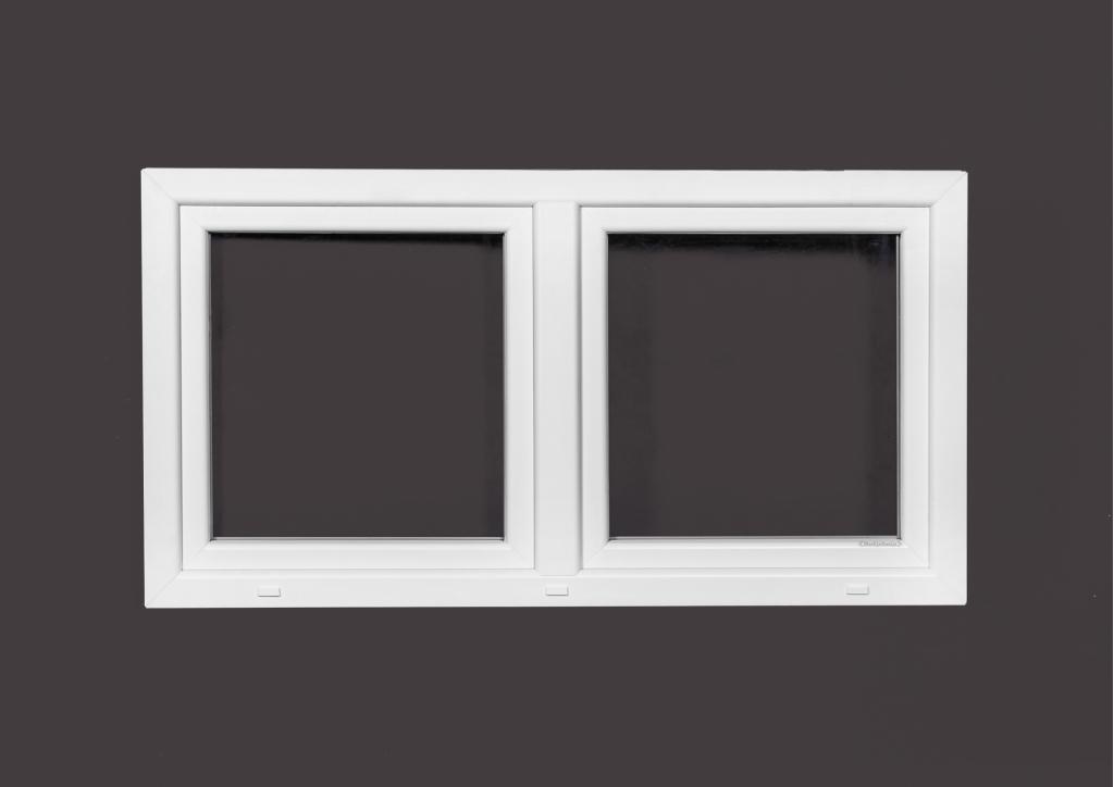 Kunststof draaikiep draaikiep kozijn b150 x h110 RAL 7016, Doe-het-zelf en Verbouw, Kozijnen en Schuifpuien, Kunststof, Raamkozijn