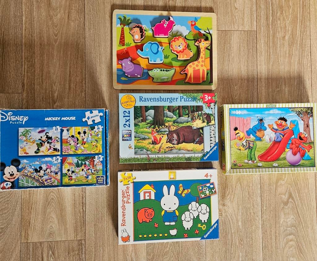 10 puzzels, Ophalen, Meer dan 50 stukjes