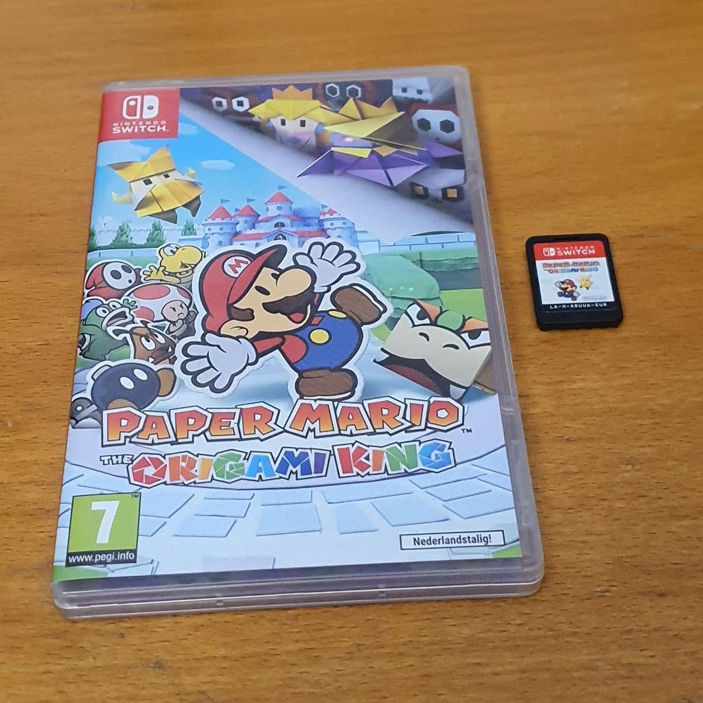 SWITCH | Paper Mario The Origami King, Spelcomputers en Games, Games | Nintendo Switch, Gebruikt, Overige genres, 1 speler, Ophalen of Verzenden