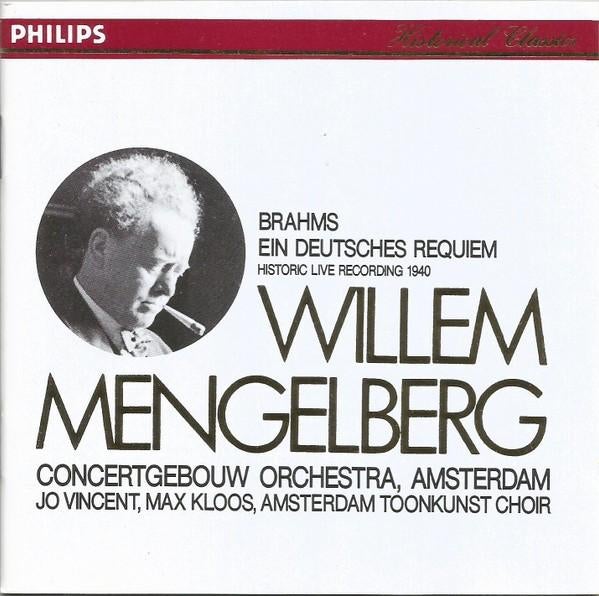 Brahms Mengelberg Ein Deutsches Requiem CD, Cd's en Dvd's, Ophalen of Verzenden, Romantiek, Gebruikt, Vocaal