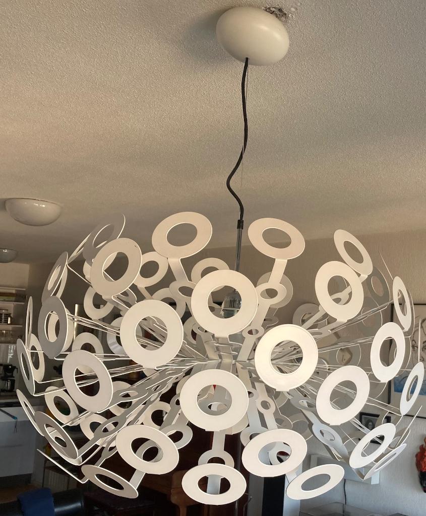 Moooi Dandelion lamp in goede gebruikte staat, Ophalen, Gebruikt, Metaal, Modern