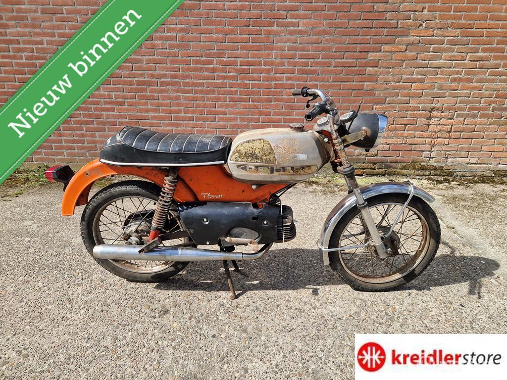 Kreidler opknap bromfiets zonder kenteken met 3 bak blok